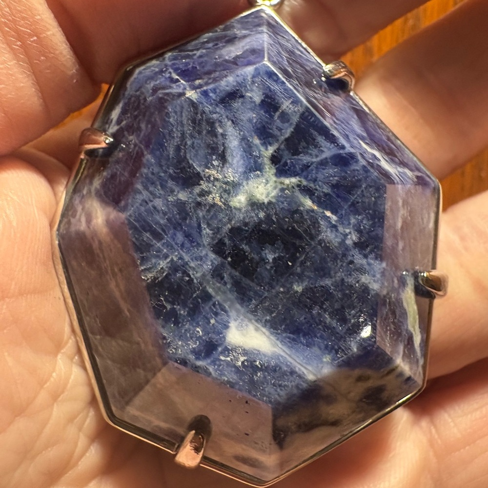 Veda Necklace in Sodalite Evil Pawn Jewelry New